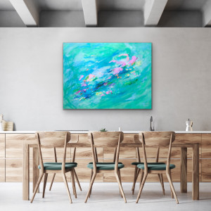 Green Opal by Meredith Howse Art 