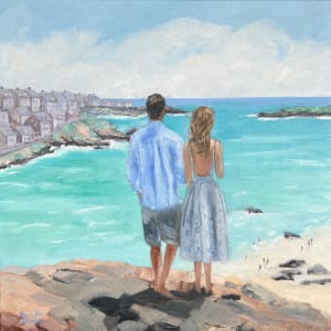 Honeymoon in Cornwall by Meredith Howse Art