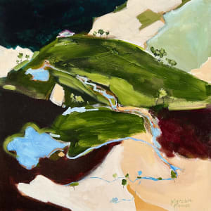 House on a Hill by Meredith Howse Art