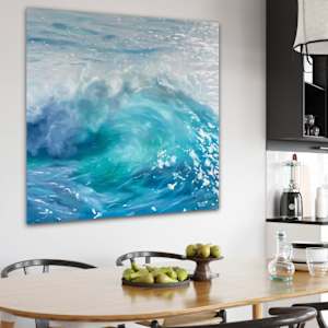 Shimmering Surf (Print) by Meredith Howse Art, Image 2.