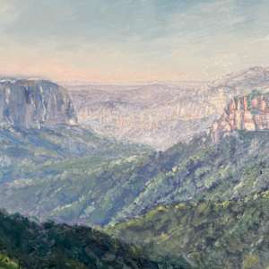 Pulpit Rock, Blue Mountains by Meredith Howse Art 