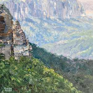 Pulpit Rock, Blue Mountains by Meredith Howse Art 