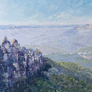 Blue Mountains - Three Sisters by Meredith Howse Art, Image 4.