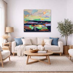 Bullet Train by Meredith Howse Art 