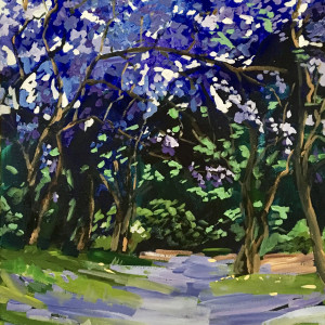 Jacarandas 2 by Meredith Howse Art
