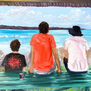 Kingscliff Surf by Meredith Howse Art 