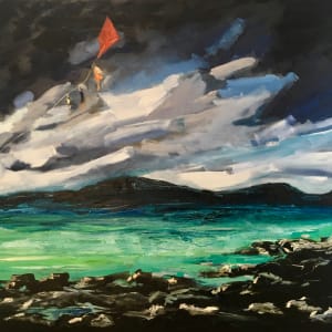 Flying a Kite. by Meredith Howse Art