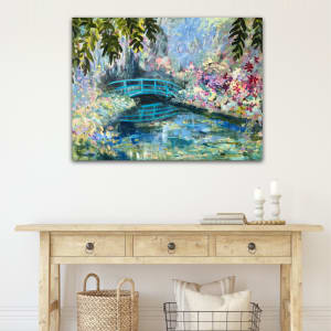 Giverny Garden Bridge by Meredith Howse Art 
