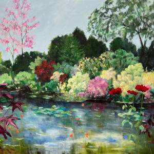 Giverny Water Lily Pond by Meredith Howse Art
