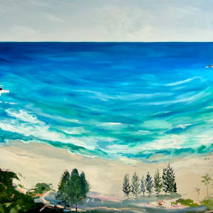 Commission - Whale Beach by Meredith Howse Art 