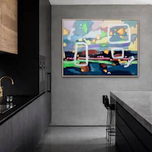 Colour Wheel Landscape by Meredith Howse Art, Image 3.