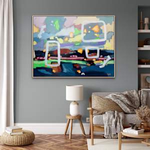 Colour Wheel Landscape by Meredith Howse Art, Image 2.
