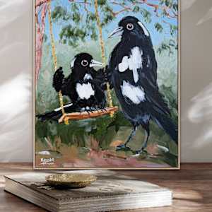 Magpie Swing by Meredith Howse Art, Image 2.
