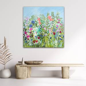 Hip Hop Flowers by Meredith Howse Art 