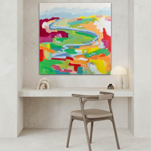 Colourful Land by Meredith Howse Art 