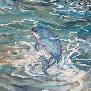 Flying Fish by Meredith Howse Art 