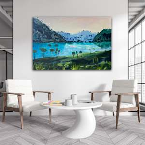 The Mountains Blue by Meredith Howse Art 