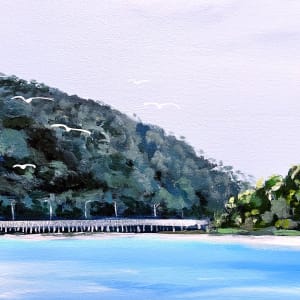 Tallebudgera meets Burleigh Hill by Meredith Howse Art 