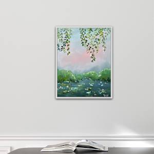 Illumination Water Lilies by Meredith Howse Art 