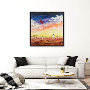 Thomas and the Red Kite by Meredith Howse Art 