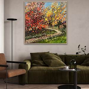 Hilltops Autumn by Meredith Howse Art 