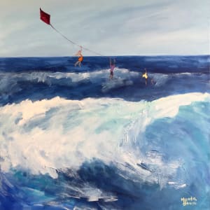 Kite Surfing by Meredith Howse Art 