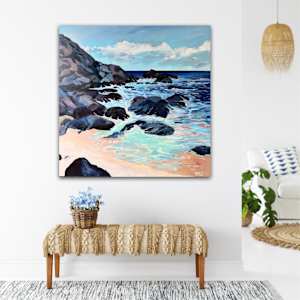 Boomerang Beach, Booti Booti by Meredith Howse Art 