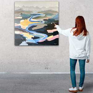 Hillside Retreat by Meredith Howse Art 