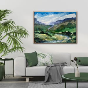 Of Ragged Mountain Range by Meredith Howse Art 