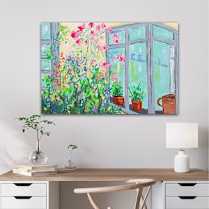 Summer in Willowvale, Nairn by Meredith Howse Art 