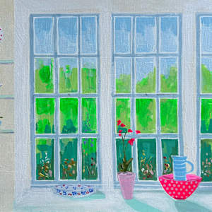 Willowvale Window by Meredith Howse Art