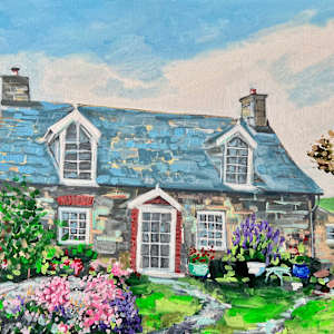 Coastal Cottage, Wales by Meredith Howse Art