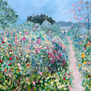 Giverny Flower Path (Print) by Meredith Howse Art, Image 1.