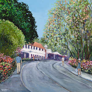 Montville, Sunshine Coast (Print) by Meredith Howse Art, Image 1.