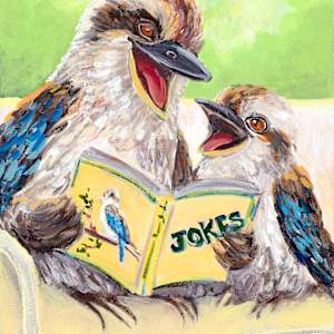 Kookaburra Laugh (Print) by Meredith Howse Art, Image 1.