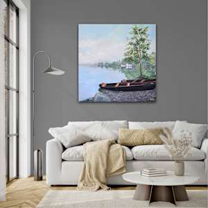 Windermere Boats by Meredith Howse Art 