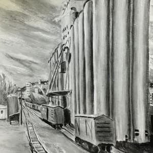 "Katy Elevator Close Up View" named by CLL by Fred Shane, Image 1.