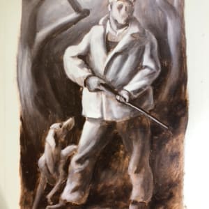 "Portrait: Arthur Vanes" Study for "Coon Hunter" by Fred Shane, Image 3.