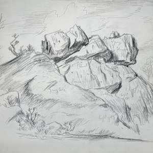 "Rugged Rocky Mountain" named by CLL by Fred Shane, Image 1.