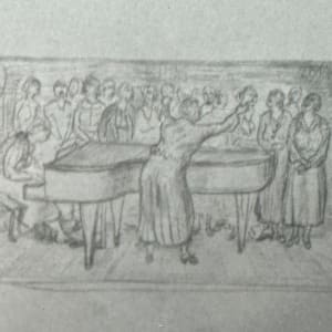 "Ladies Chorus, The," initial sketches by Fred Shane, Image 3.
