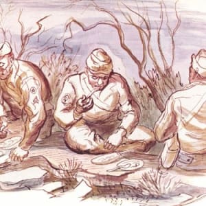 "War - Time for Chow" by Fred Shane, Image 1.