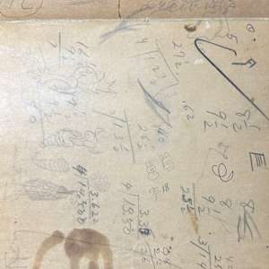 "Seated Man Lifting a Sheet" named by CLL by Fred Shane, Image 2.