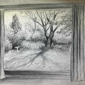 "West Window of New Room at 205 S. Garth in Columbia" by Fred Shane, Image 1.