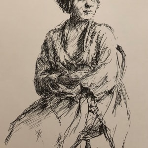 "Model Resting" by Claudia Lohnes, Image 1.