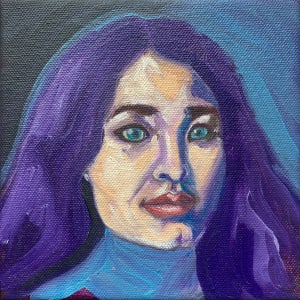 Girl in Purple by Tia Koulianos