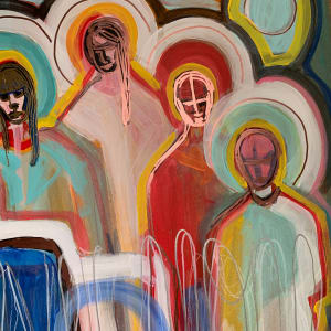 The Angels Gathering by Tia Koulianos  Image: Detail