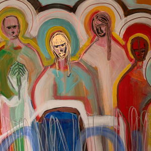The Angels Gathering by Tia Koulianos  Image: Detail