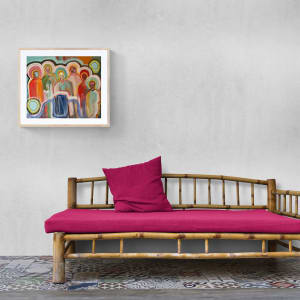 The Angels Gathering by Tia Koulianos  Image: Staged with frame