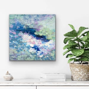 Shimmering Brook 1 by Shirley Williams  Image: 12 x 12 inch canvas in-situ