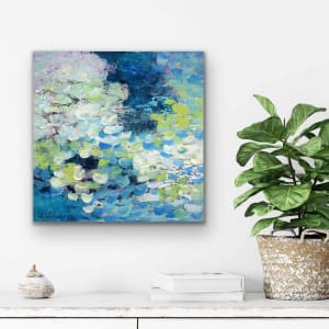 Shimmering Brook 2 by Shirley Williams  Image: 12 x 12 inch canvas in-situ